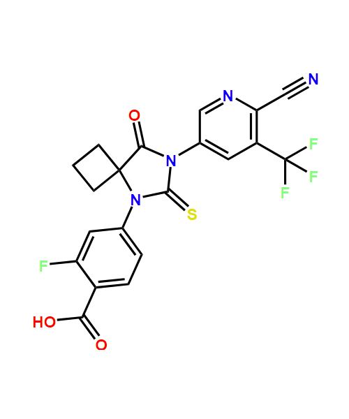 Apalutamide  Impurity, Impurity of Apalutamide , Apalutamide  Impurities, 1332391-04-4, Apalutamide Acid