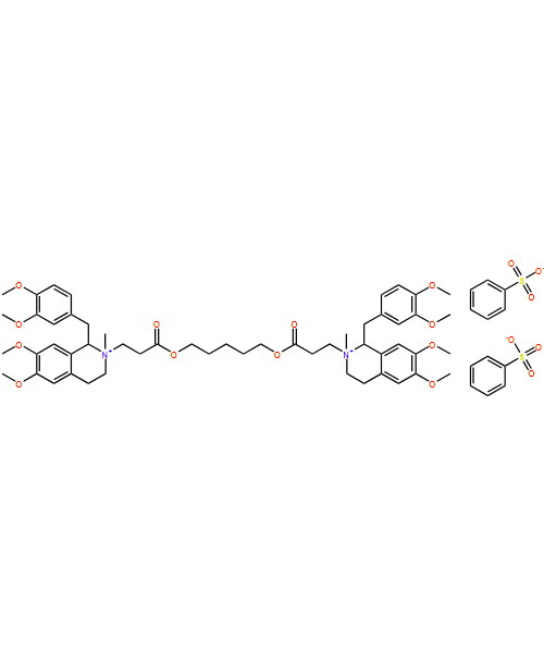 Atracurium Besylate Impurity, Impurity of Atracurium Besylate, Atracurium Besylate Impurities, 64228-81-5, Atracurium Besylate