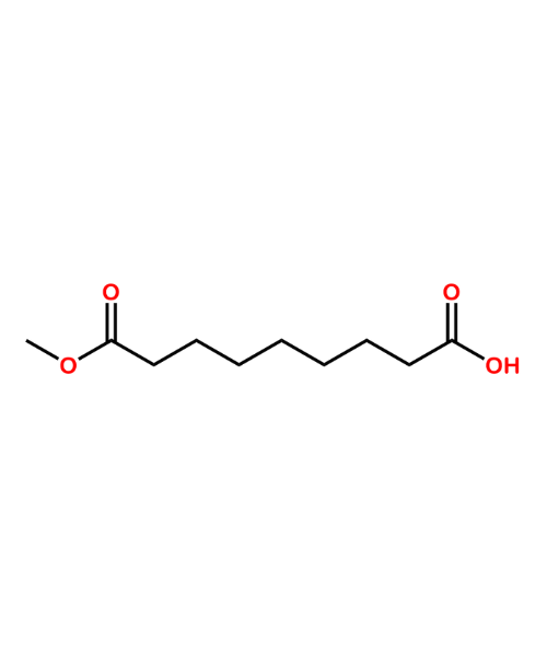 Azelaic Acid Impurity, Impurity of Azelaic Acid, Azelaic Acid Impurities, 2104-19-0, Azelaic Acid Monomethyl Ester (Impurity E)