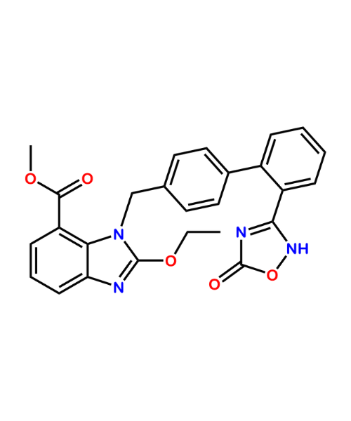 Azilsartan Impurity, Impurity of Azilsartan, Azilsartan Impurities, 147403-52-9, Azilsartan Medoxomil Ester Impurity