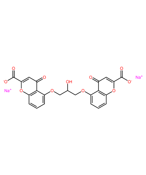 Cromolyn Impurity, Impurity of Cromolyn, Cromolyn Impurities, 15826-37-6, Cromolyn Disodium