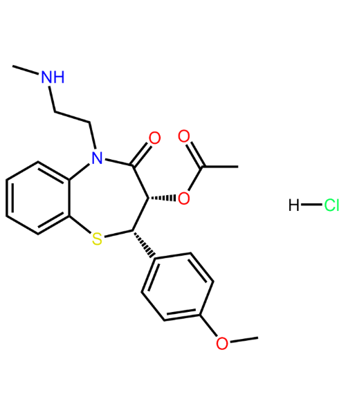 Diltiazem Impurity, Impurity of Diltiazem, Diltiazem Impurities, 130606-60-9, Diltiazem EP Impurity D