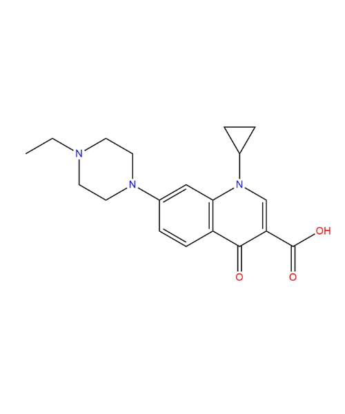 Enrofloxacin Impurity, Impurity of Enrofloxacin, Enrofloxacin Impurities, 138892-82-7, Enrofloxacin Impurity C (Freebase)