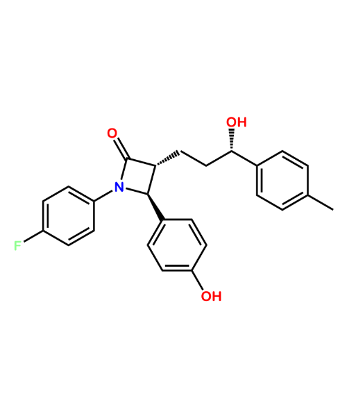 Ezetimibe Desfluoro Methyl Impurity