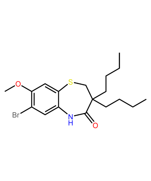 7-bromo-3,3-dibutyl-8-methoxy-2,3-dihydrobenzo[b][1,4]thiazepin -4(5H)-one