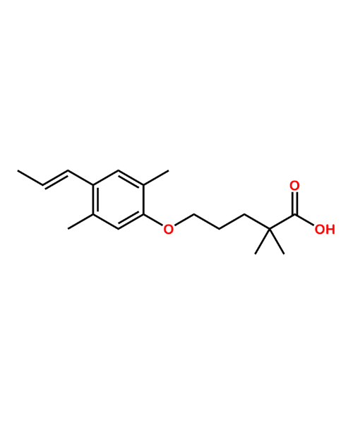Gemfibrozil Impurity, Impurity of Gemfibrozil, Gemfibrozil Impurities, 500904-61-0, Gemfibrozil Related Compound A