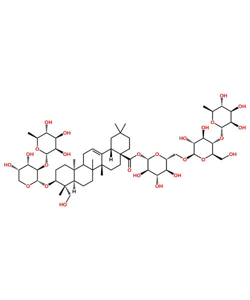 Hederacoside Impurity, Impurity of Hederacoside, Hederacoside Impurities, 14216-03-6, Hederacoside C