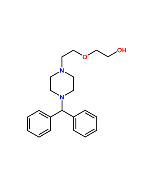 Hydroxyzine Impurity, Impurity of Hydroxyzine, Hydroxyzine Impurities, 3733-63-9, Deschloro Hydroxyzine