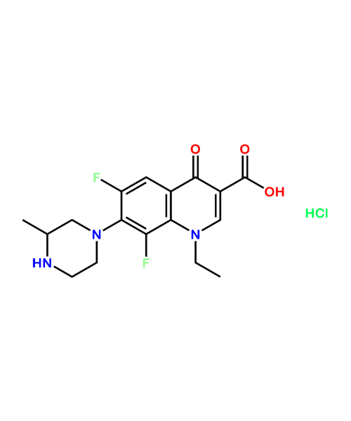 Lomefloxacin Impurity, Impurity of Lomefloxacin, Lomefloxacin Impurities, 98079-52-8, Lomefloxacin Hydrochloride