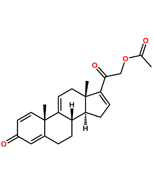 21-(Acetyloxy)-pregna-1,4,9(11),16-tetraene-3,20-dione