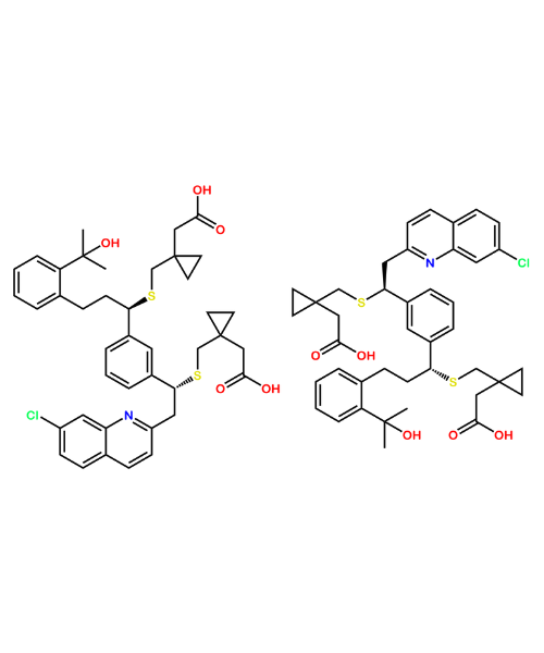 Montelukast EP Impurity D+E (Michael Adduct 1+2)