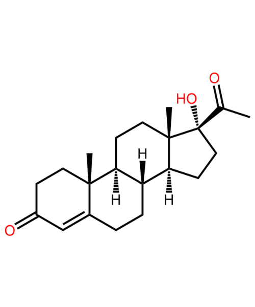 Progesterone Impurity, Impurity of Progesterone, Progesterone Impurities, 68-96-2, 17-Alpha-Hydroxy Progesterone