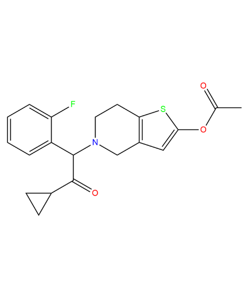 Prasugrel Impurity, Impurity of Prasugrel, Prasugrel Impurities, 150322-43-3, Prasugrel- API