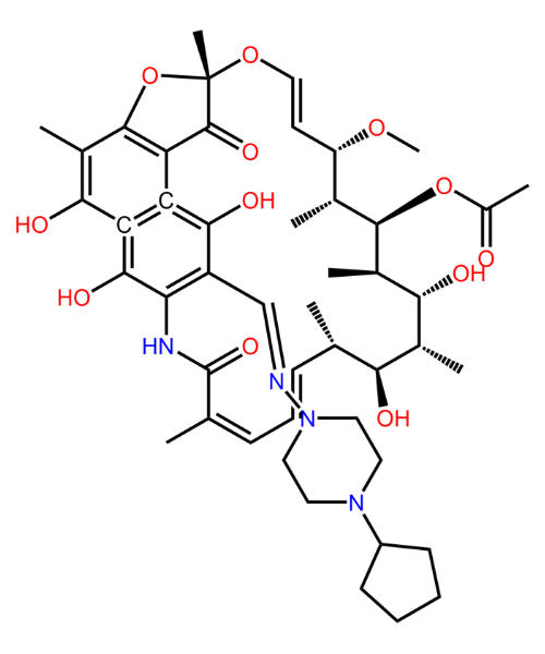 Rifapentine   Impurity, Impurity of Rifapentine  , Rifapentine   Impurities, 61379-65-5, Rifapentine  