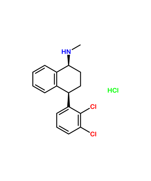  Sertraline Impurity, Impurity of  Sertraline,  Sertraline Impurities, 1198084-29-5, 2,3-Dichloro isomer of Sertraline HCL