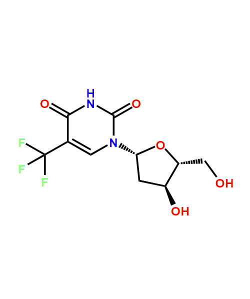 Trifluridine Impurity, Impurity of Trifluridine, Trifluridine Impurities, 70-00-8, Trifluridine