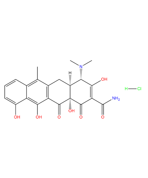 Tetracycline Impurity, Impurity of Tetracycline, Tetracycline Impurities, 13803-65-1, Anhydrotetracycline Hydrochloride