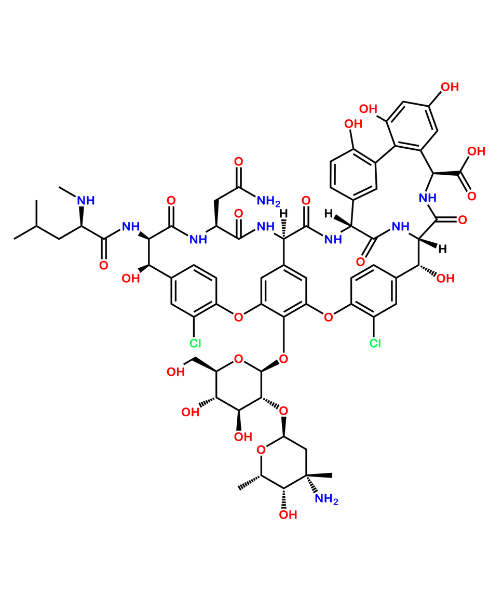 Vancomycin Impurity, Impurity of Vancomycin, Vancomycin Impurities, 1404-90-6, Vancomycin