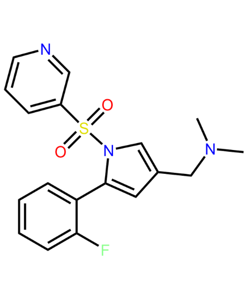 Vonoprazan Impurity, Impurity of Vonoprazan, Vonoprazan Impurities, 1885094-62-1, Vonoprazan Dimethylamine Impurity